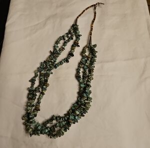 Turquoise Multi-Strand Stone Necklace #Anthropologie#Free People